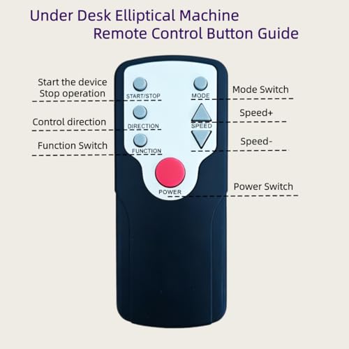 Universal Under Desk Elliptical Machine Remote Control for Fitness Elliptical Machine Under Desk, Electric Seated Pedal Exerciser, The Appearance and Buttons are the Same and can be Used
