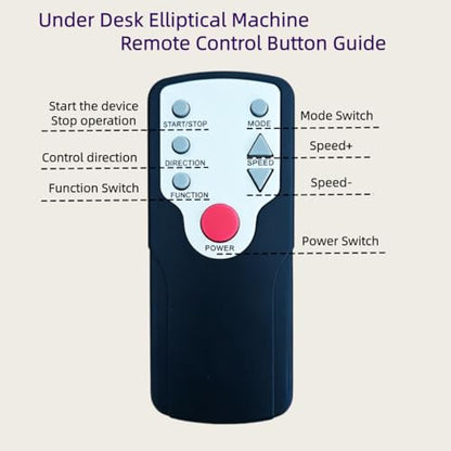 Universal Under Desk Elliptical Machine Remote Control for Fitness Elliptical Machine Under Desk, Electric Seated Pedal Exerciser, The Appearance and Buttons are the Same and can be Used