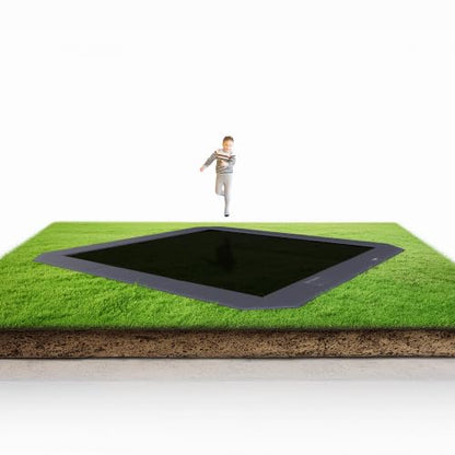 Avyna Premium In-Ground Trampoline – Outdoor Trampoline for Kids and Adults with Advanced Safety Features - size: 15x15' FT - Square