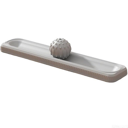Foot Massage Track with Spiky Massage Ball, Plantar Fasciitis Deep Tissue Massager for Feet, Back, Shoulder & Leg, Myofascial Release Trigger Point Massage Tool for Yoga & Fitness, Gray