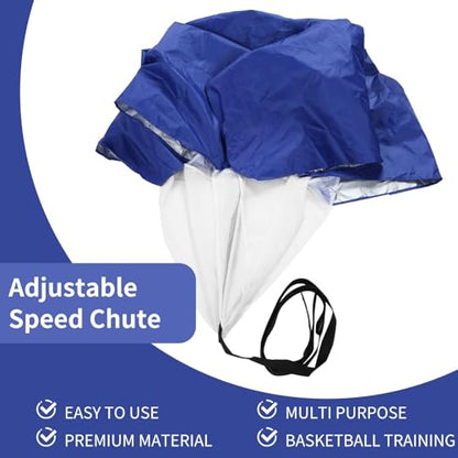 Cyrank Running Parachute, Adjustable Running Speed Training Speed Training Parachute Sports Power Drills Chute for Youth and Adults