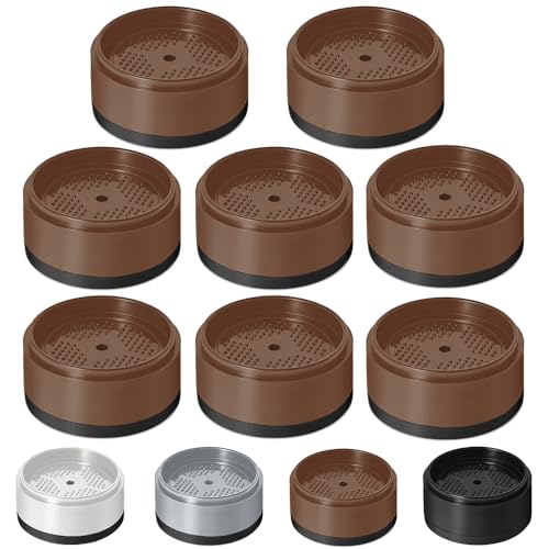Bed Risers 1 inch, 2 inch, 3 inch, 4 inch Heavy Duty, Adjustable Furniture Riser for Table Desk Couch Sofa Chair Refrigerator Washing Machine, Stackable Bed Raisers Blocks (Brown 8 Pack, 1 inch) - color: Brown 8 Pack, size: 1 Inch