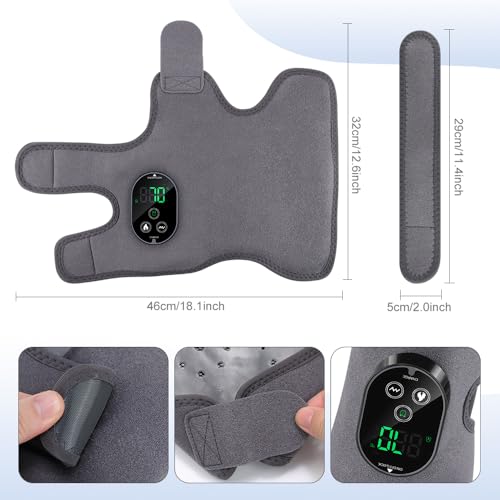 Cordless Foot Renew Triple Method Massager,Ankle Heating Pad with Massage
