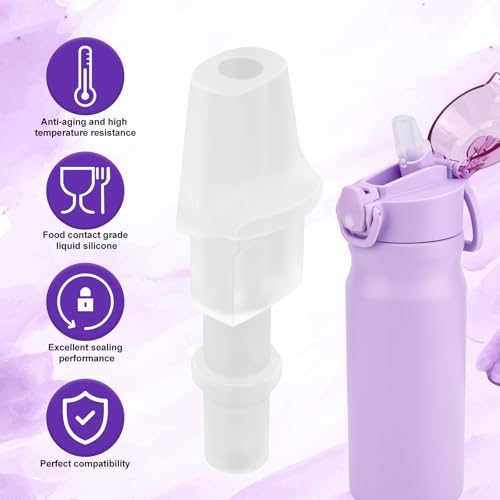 4pcs Water Bottle Mouthpiece Replacement Compatible with BJPKPK 18oz, 25oz