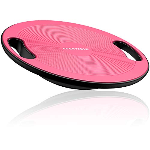 Wobble Exercise Balance Board, No-Skid Surface - color: Classic Pink