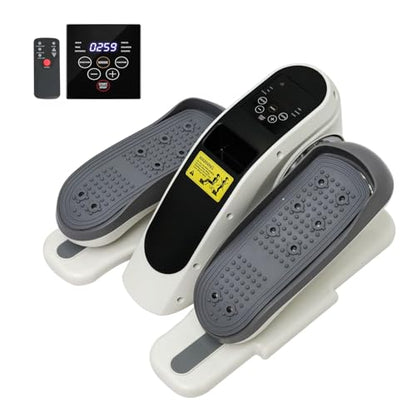 Under Desk Elliptical Exercise Machine, Electric Ellipse Leg Exerciser as Seen on TV for Seniors with Remote Control & 12 Level Speeds, Portable Quiet Seated Pedal Exerciser Machine for Home Office