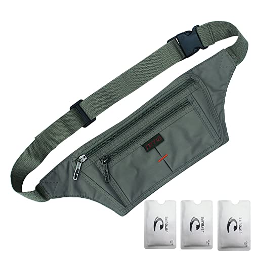 Naoki Outdoor Sports Running Jogging Cycling Hiking Camping Climbing Travel Ultra-thin Waterproof Polyester Waist Pack/Bag Runner Belt(Army Green) - color: Z-Army Green