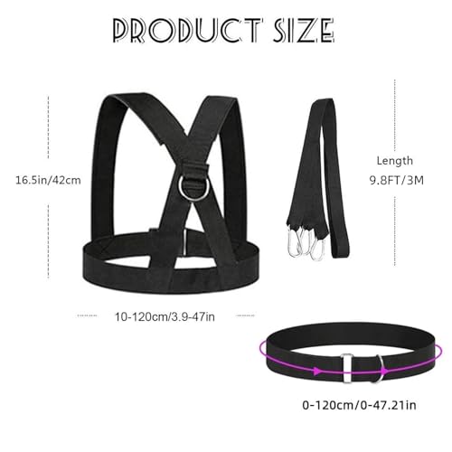 Sled Workout Equipment, Tire Pulling Harness Workout Training