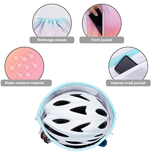 WANDF Drawstring Backpack, Gym Sackpack for Sports - color: Rainbow