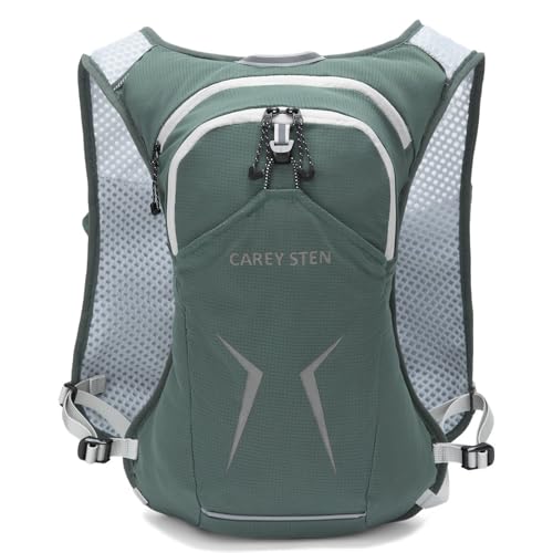 Carey STEN Lightweight Hydration Backpack with 1.5-Liter Water Bag - color: Olive green