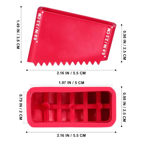 Cabilock Ladder feet Covers 4 Pack Non-Slip Ladder Foot Protective Covers for Extension Accessories Rubber Pads Replacement 2.16 X 1.49 X 0.98 in - color: 2.red
