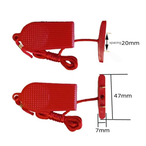 Treadmill Safety Key Replacement Treadmill Emergency Key Running Machine Stop Key Fitness Equipment - size: 14.80X4.50X2.80CM