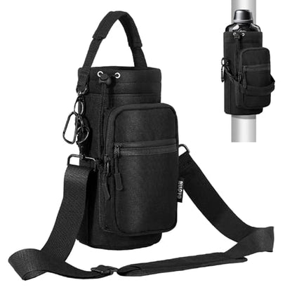 Nuovoware Magnetic Gym Bag, 40oz, Water Bottle Carrier Holder, Black - color: Black/CiXi, size: 40 Ounces - Magnetic