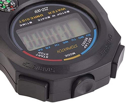 Pgzsy Multi-Function Electronic Digital Sport Stopwatch Timer, Large Display with Date Time and Alarm Function,Suitable for Sports Coaches Fitness Coaches and Referees (10pack)