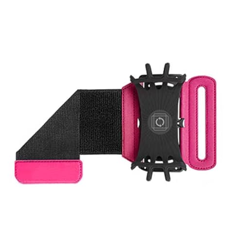 Universal Cell Phone Wristband Holder 360°Rotation Forearm Wrist Workout Sports Arm Band Fits Samsung Galaxy S25 S24 S23 S22 S21 S20 Ultra Plus Fe A25 A42 A05, Moto G Power Stylus Play 5G (Pink) - color: Pink