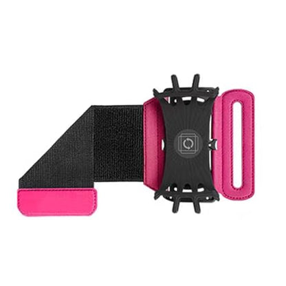 Universal Cell Phone Wristband Holder 360°Rotation Forearm Wrist Workout Sports Arm Band Fits Samsung Galaxy S25 S24 S23 S22 S21 S20 Ultra Plus Fe A25 A42 A05, Moto G Power Stylus Play 5G (Pink) - color: Pink