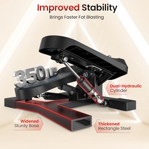 FLYBIRD Home Gym Stair Stepper – Compact Cardio & Lower‑Body Workout Machine, Supports Up to 350 LBS, Targets Legs, Hips & Glutes, Ideal Fitness Gear for Both Men and Women