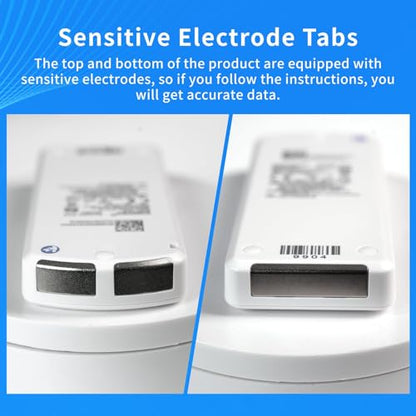 EKG Monitor Device, Personal Heart Rate Monitor with LCD Screen and Storage, Portable ECG Monitor Compatible with PC and Smartphone, Instant Results in 30 Seconds
