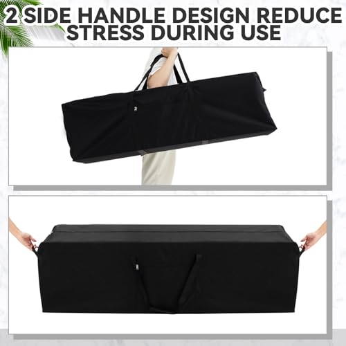 1 Pcs 46 x 12.5 x 12.5, 120 L Versatile Large Duffle Bag, Black - color: Black, size: 46 x 12.5 x 12.5 Inch, 120 L