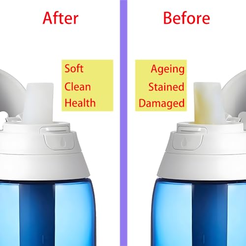 3 Pack Bite Valve Silicone Water Bottle Mouthpiece Replacement Compatible with Brita Filtered Water Bottle Mouthpieces for Brita Bottle Insulated Nozzle Fittings