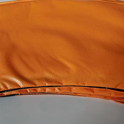 Replacement Trampoline Safety Pad Mat, 6FT 8FT 10FT 12FT 13FT 14FT 16FT UV Resistant Safety Mat Spring Cover - color: Orange, size: 14FT-427cm