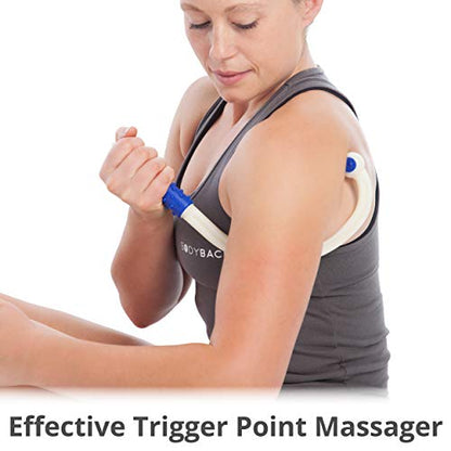Body Back Mini Neck Massager - Travel Size Back Massager for Trigger Points