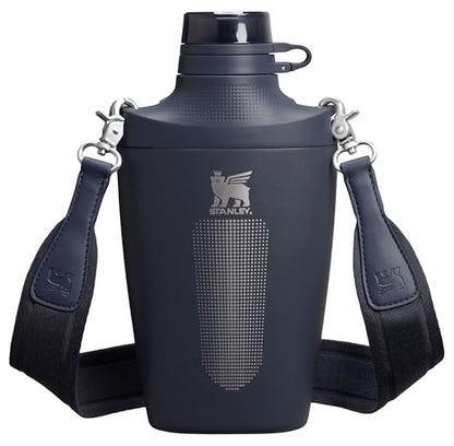 Stanley Cross Bottle | 23 oz Travel Bottle with Jacquard Strap | Leakproof Tritan Lid with Removable Straw | Insulated Stainless Steel Canteen | BPA-Free | Twilight - color: Twilight, size: 23 Ounces