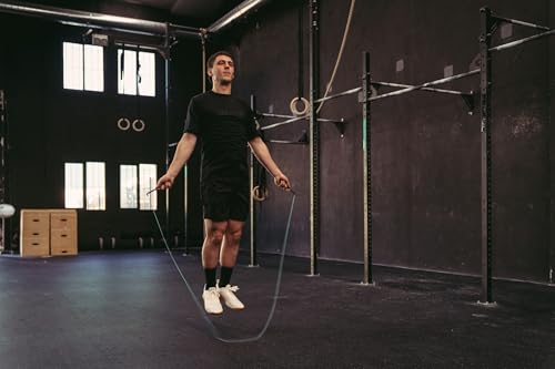 Velites Fire 2.0 Speed Jump Rope for CrossFit and Boxing, Blue