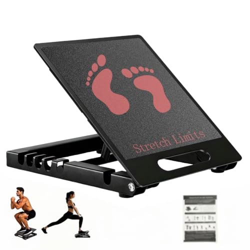 Slant Board for Calf Stretching, Steel Squat Wedge Hold Up to 650LBS