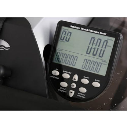 WaterRower M1 Rowing Machine with S4 BLE Monitor | USA Made Water Rower | Original Handcrafted Erg Row Machine for Home Use & Gym - size: Lo Rise
