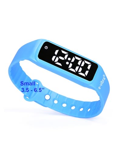 8 Alarm Vibrating Alarm Watch Medical Reminder Watch - with Timer and 8 Daily Alarms (Blue - Small) - color: Blue