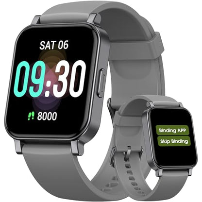 Pedometer Watch Senior Friendly No App No Phone Required, Step Counter - color: Gray