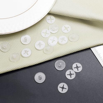 Running Bib Clips - color: Clear