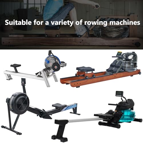 Rowing Machine Cover Concept 2 Rower Accessories Waterproof Dustproof Fitness Equipment Cover Fit for Concept 2 Rowing Machine 95" L x 24" W x 40" H Black