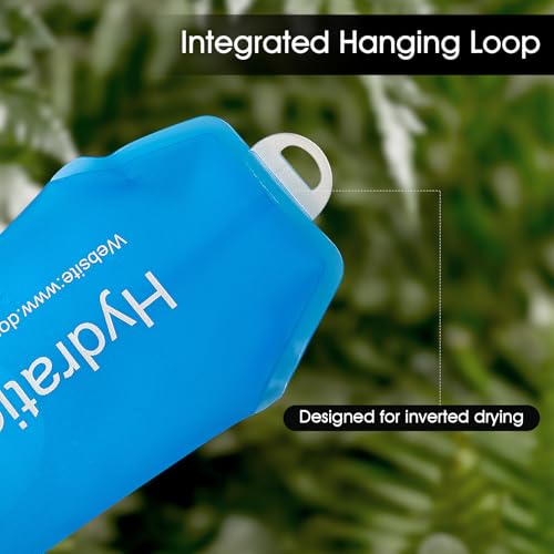 GUYI GYGYL Soft Flask, Collapsible Water Bottle for Sports, 250ml Blue 2pcs - color: 2Pcs 250ml Blue