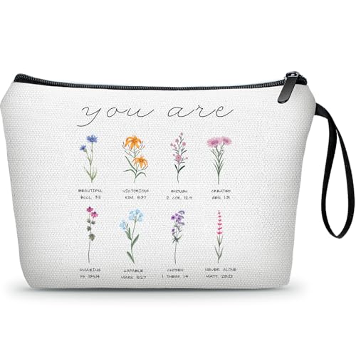Christian Floral Bible Verse Inspirational Gifts Makeup Bag for Women - color: Christian-2