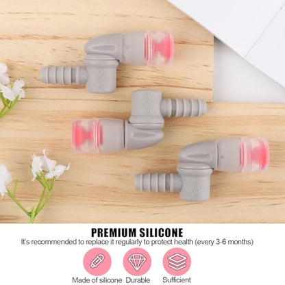 3pcs Bite Valve Replacement for, Mouthpiece Replacement for Hydration Pack Valve for, Osprey Hydration Bladder (Gray)