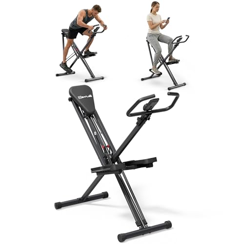 seanleecore 2-in-1 Stair Stepper & Space Walker for Home Gym Exercise, Foldable, Quiet Low-Impact Workout Equipment with High-Strength Resistance