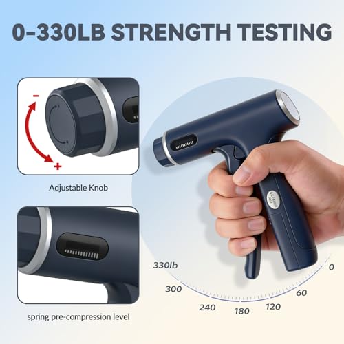 Digital Hand Dynamometer, 2-in-1 Adjustable Grip Strength Tester