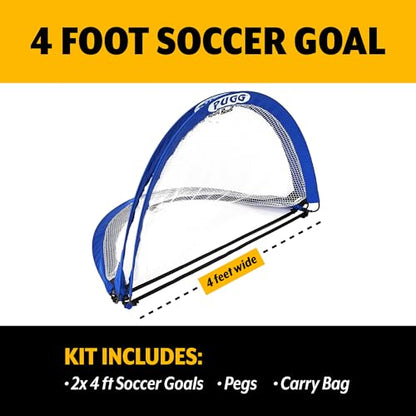 PUGG Pop Up Soccer Goal - size: 4 Foot