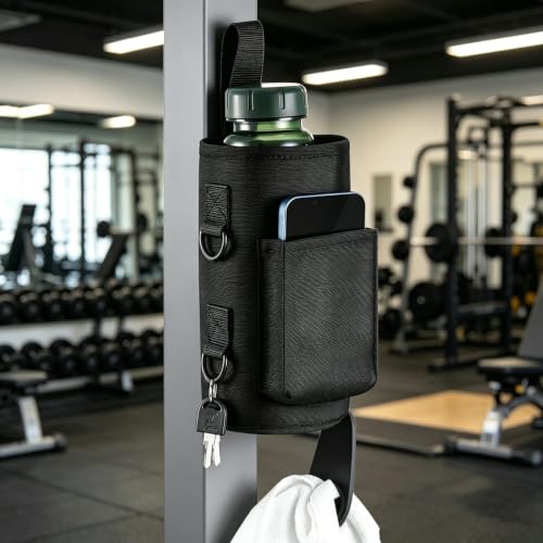 Magnetic Gym Bag Universal Water Bottle Holder Sling Water Bottle Bag