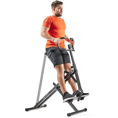 Sunny Health & Fitness Row-N-Ride Squat Assist Trainer for Home Exercise - color: Black