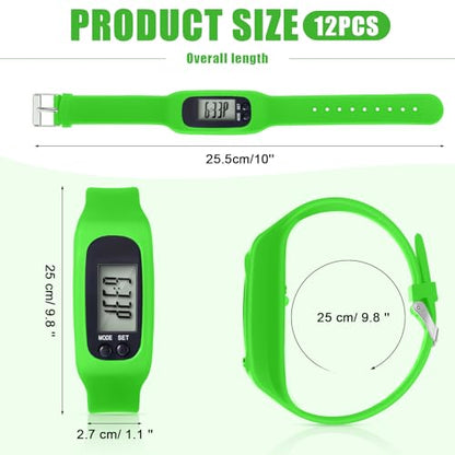 Geyoga Walking Running Pedometer Watch - color: Cool Neutral Multi