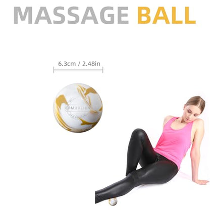 Massage Ball, Lacrosse Ball for Trigger Point Therapy - color: Gold