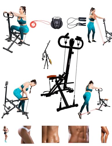 DARCON Squat Machine for Women - Deep Squat Rowing Machine for Abs - Home Workout Equipment for Women-Men, Power Rider Row Squat for Glutes, Legs and Full Body Workouts