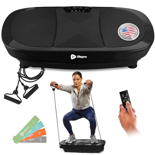 Lifepro Rumblex Max 4D Vibration Plate Exercise Machine with 99 Speeds