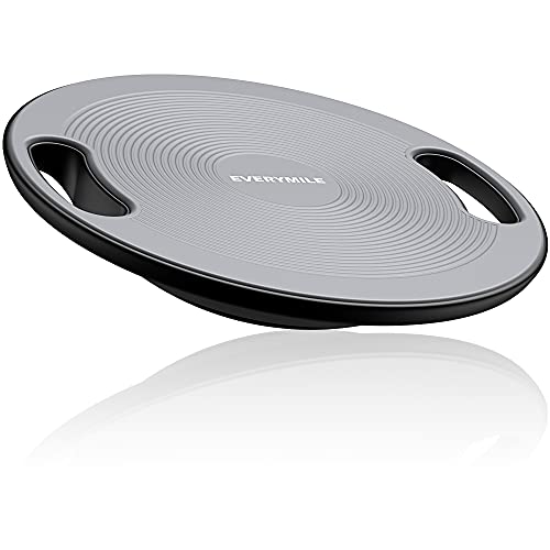 Wobble Exercise Balance Board, No-Skid Surface - color: Classic Gray