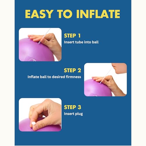 ProBody Pilates Ball Small — 9 Inch Small Exercise Ball - color: Black