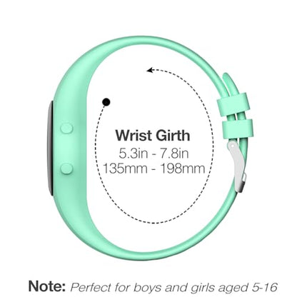 Kids Pedometer Watch, Digital Step Counter Watch, Waterproof Wristwatch, Calendar Alarm Clock for Children Boys Girls - color: Green