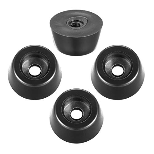 uxcell Rubber Feet Buffers Pads Anti-Slip Buffer Feet D26x21xH13mm 4pcs - size: 26x21x13mm